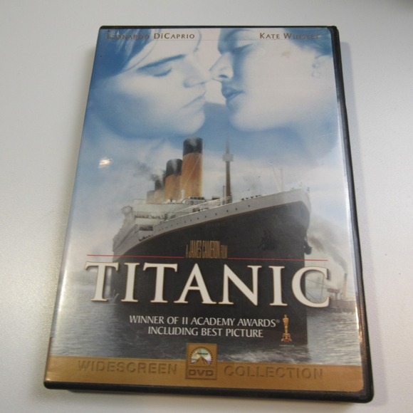 Paramount Other - Titanic DVD Widescreen Edition Leonardo DiCaprio Kate Winslet‎ Movie Film